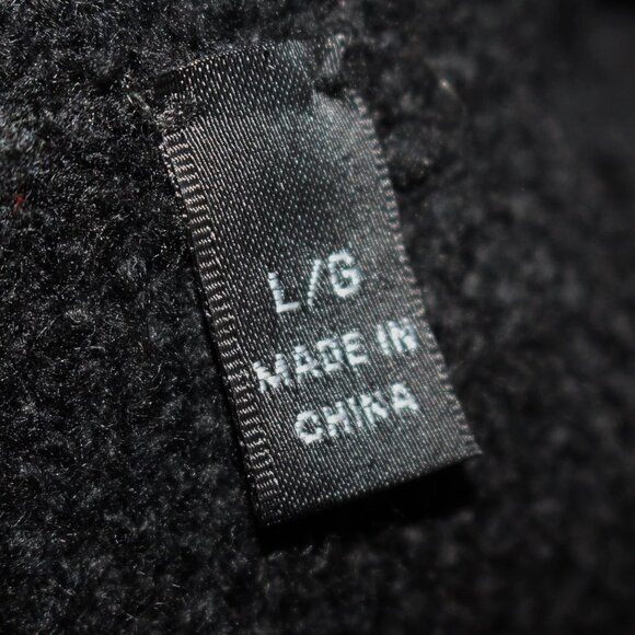 ATM - Large Oversize - Novelty Blend Sweater Jacket (Coatigan) in Black - Picture 12 of 13